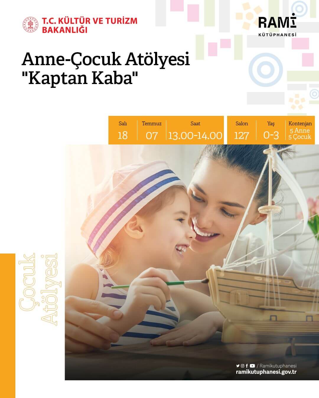Rami Kütüphanesi - Anne-Çocuk Atölyesi, Kaptan Kaba
